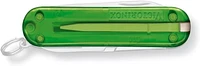 Victorinox Swiss Army Classic SD Transparent 58 mm 7 Function Small Pocket Knife- Green Tea - 0.6223.T41G