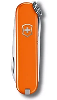 Victorinox Swiss Army Classic SD 58 mm 7 Function Pocket Knife- Mango Tango Orange