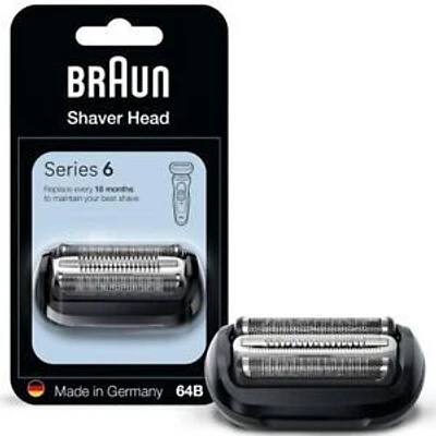 Bruan 64S Series 6 Foil and Cutter Replacement Head Black