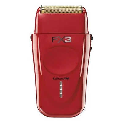 BaBylissPRO FX3 Professional Corded/Cordless High-Speed Double Foil Shaver, FXX3S