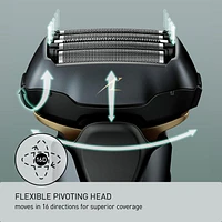 Panasonic ESLV67 Premium 5-blade Wet & Dry Electric Shaver, ARC5  Black