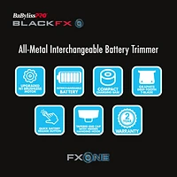 BaBylissPRO® FXONE™ BLACKFX Trimmer FX799MB