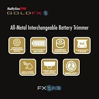 BaBylissPRO  FXONE GOLDFX Trimmer FX799G