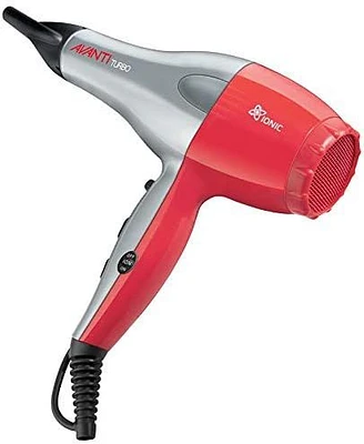Avanti Turbo Professional Ionic, Tourmaline & Ceramic Hairdryer, Grey/Red, A-TURBOC