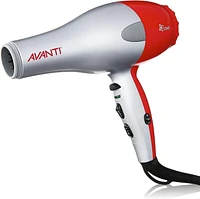 Avanti Turbo Professional Ionic, Tourmaline & Ceramic Hairdryer, Grey/Red, A-TURBOC
