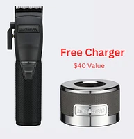 BaBylissPRO Matte Black Boost+ Metal Lithium Clipper, FX870BP-MB