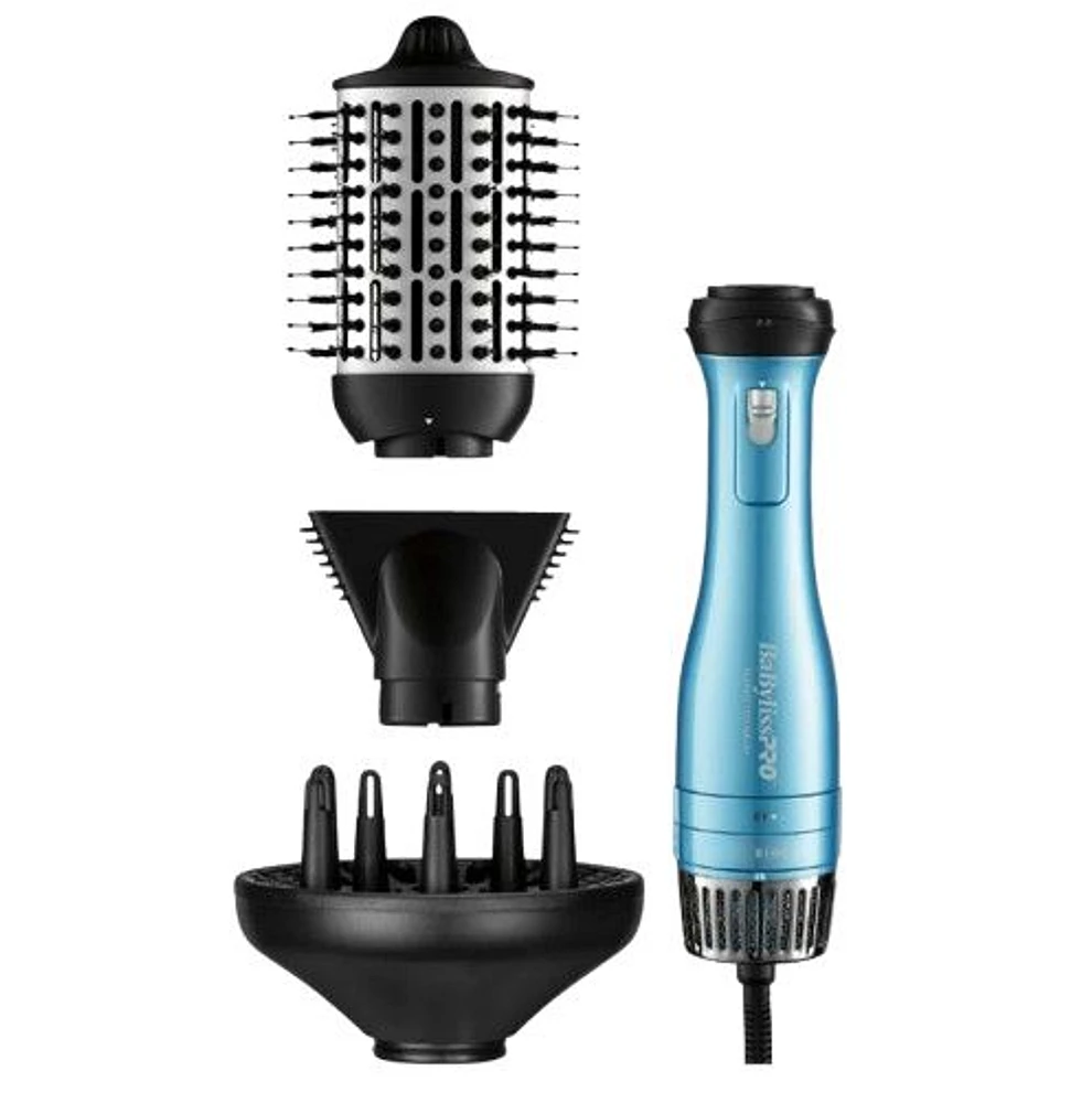 BaBylissPRO® Nano-Titanium Detachable 3-in-1 Hot Air Brush, BNTDHB275C