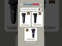 Panasonic ESLV67 Premium 5-blade Wet & Dry Electric Shaver, ARC5  Black
