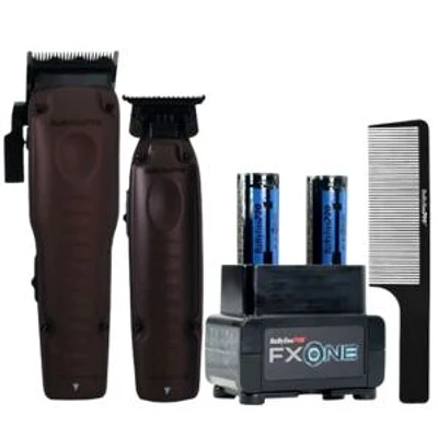 BaBylissPRO® FXONE Lo-ProFX Limited Edition Nightfall Collection Clipper & Trimmer + Dual Battery Charging PrePack