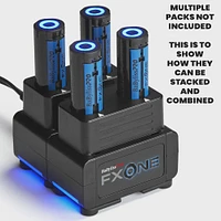 BABYLISS FX1 DUO CHARGER WITH 2 BATTERIES PPK MATTE BLACK