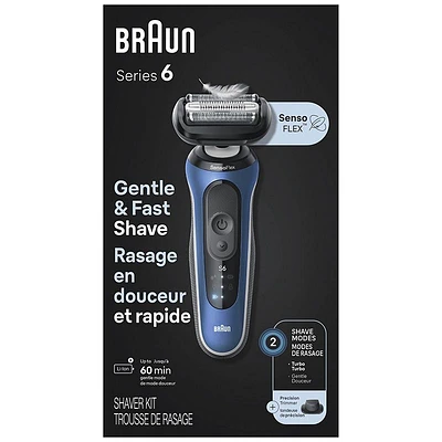 Braun Electric Shaver for Men, Series 6 6120s, Wet & Dry