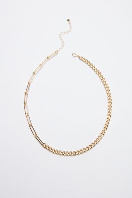 Aria Contrast Chain Necklace