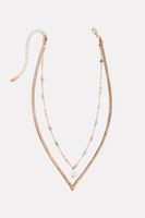 Mallory Double Strand Pearl Necklace