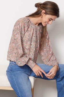 Celeste Chiffon Blouse