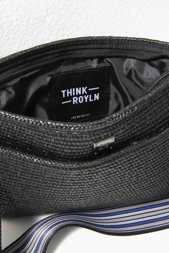 Think Royln The Wanderer Crossbody Bag in Black