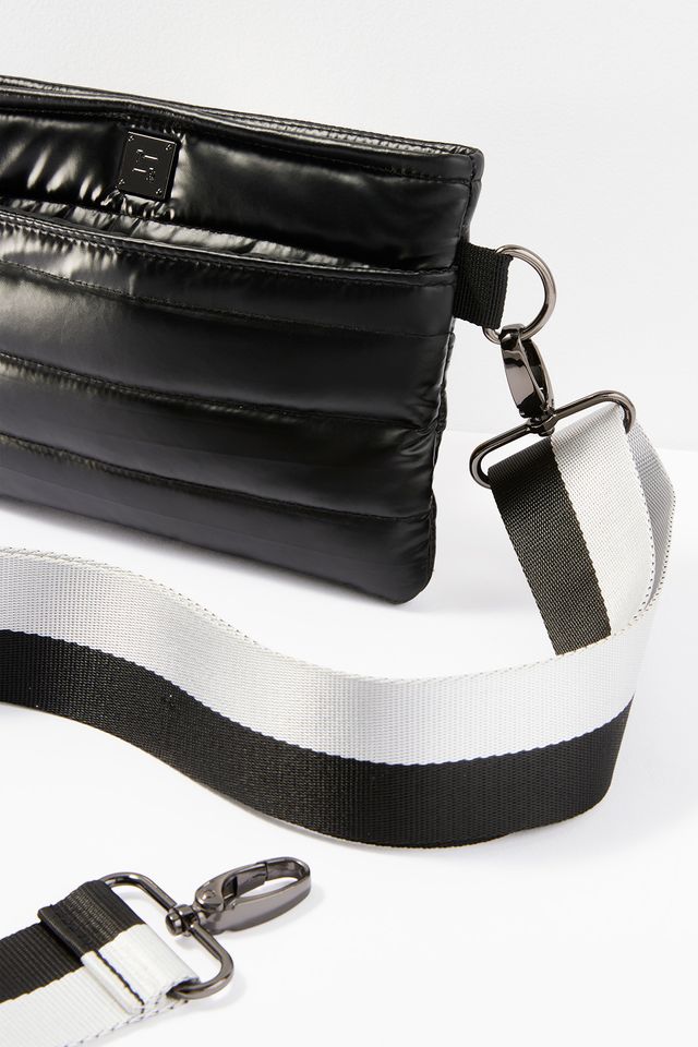 Think Royln Convertible Belt Crossbody Bag Black Camo One Size