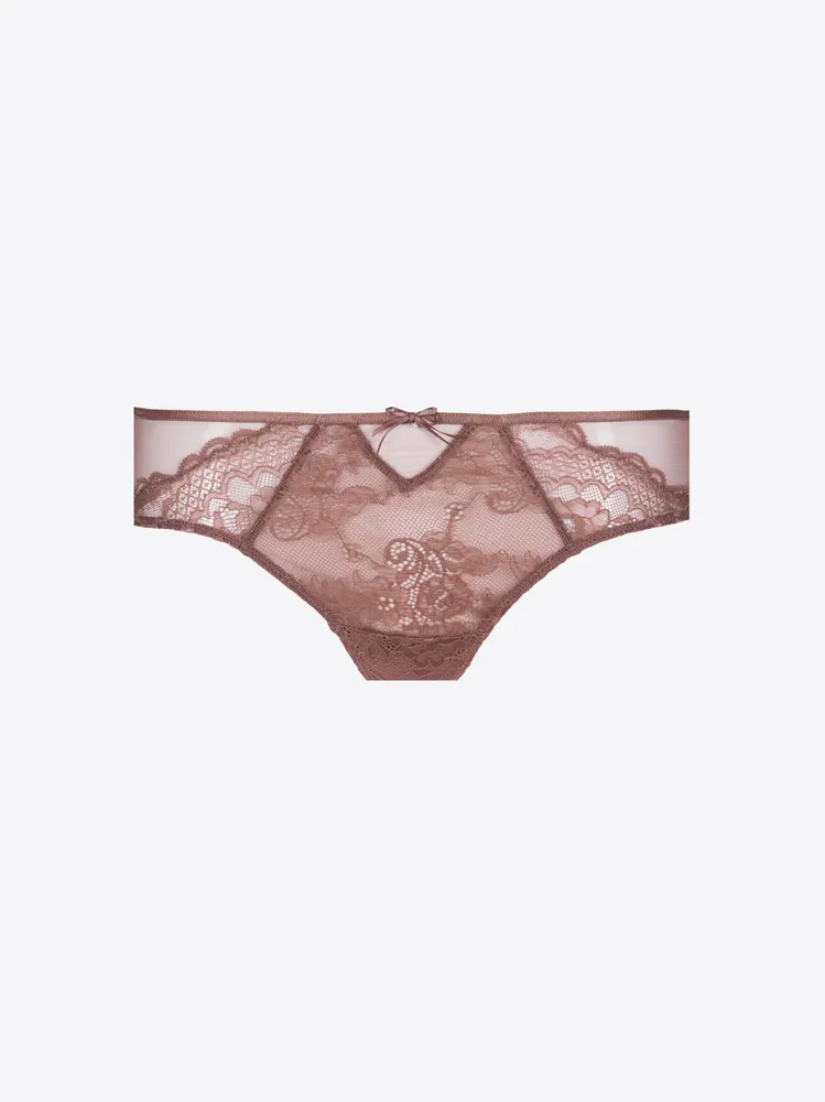 Rose Hipster Thong