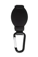 Leather Clip - Silver Case White Dial Black Holder