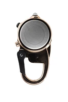 Miniclip Microlight - Shiny Rose Gold Case Black Dial