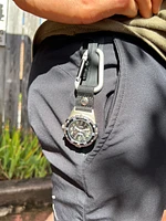 Alum Backpacker - Silver Case Khaki Dial