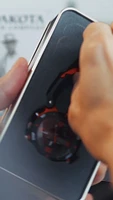 Ana Digi Miniclip - Orange Case with Black/Orange Dial and Reverse LCD