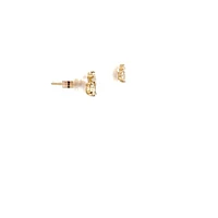 10K Yellow Gold 0.30cttw Lab Grown Diamond Earrings