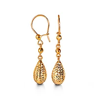 10K Yellow Gold Drop Earrings