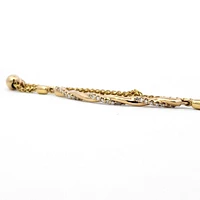 14K Yellow Gold Diamond Bracelet