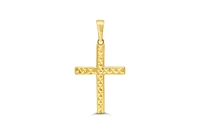 10K Yellow Gold Cross Charm