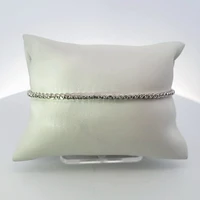 10K White Gold 0.66 cttw Diamond Tennis Bracelet