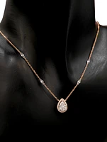 14K Rose Gold 0.33 cttw Diamond Pendant