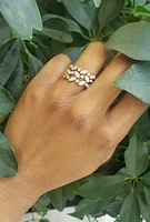 14K Rose Gold 0.19 cttw Diamond Ring