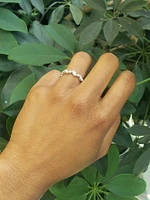 14K White Gold 0.19 cttw Diamond Ring