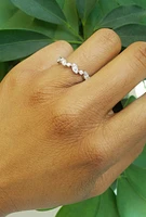 14K White Gold 0.19 cttw Diamond Ring