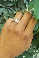 14K Yellow Gold cttw Diamond Ring