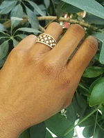 14K Yellow Gold cttw Diamond Ring