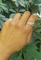 14K Yellow and White Gold cttw Diamond Ring