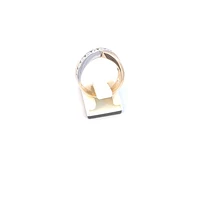 10K 2 Tone Gold 0.74cttw Diamond Ring