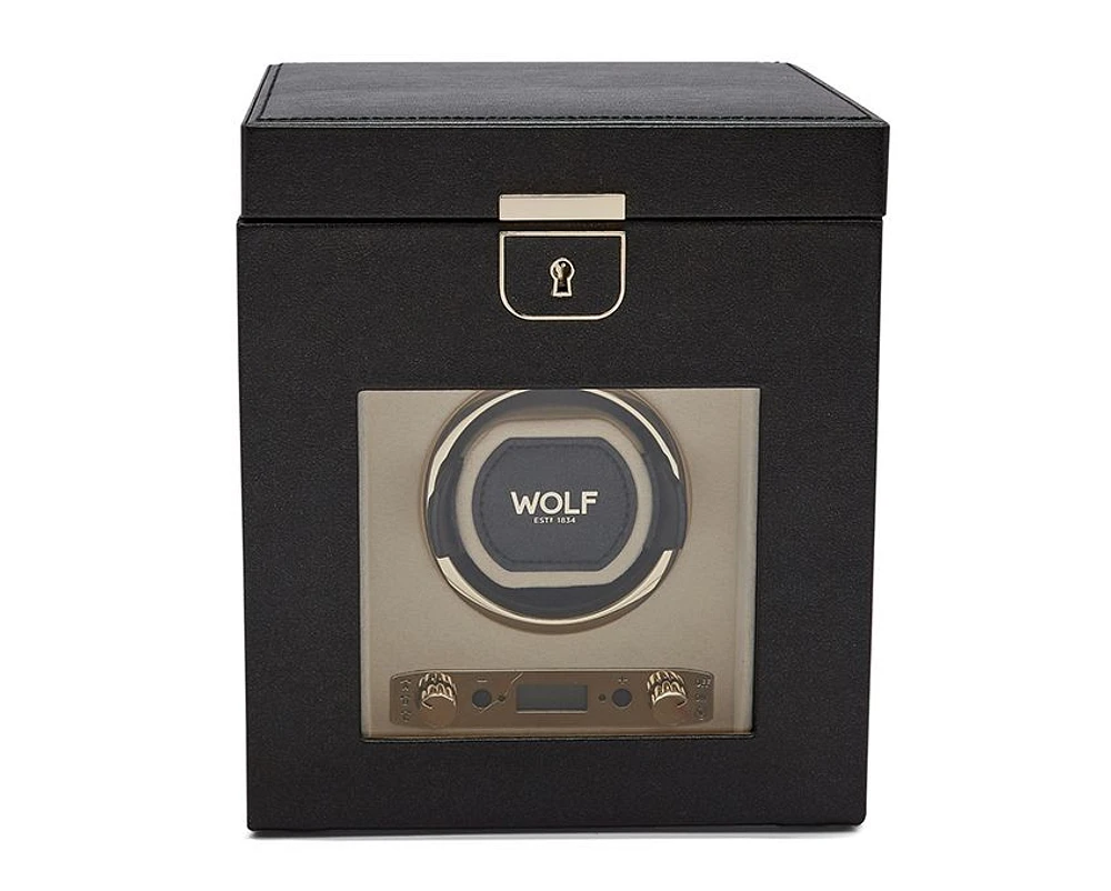 Palermo Single Watch Winder with Jewelry Storage