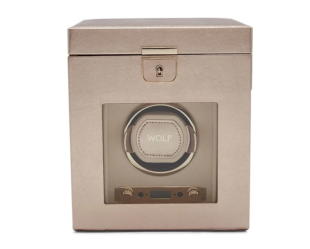 Palermo Single Watch Winder with Jewelry Storage