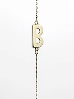 10K Initial Pendant - Letter A / Gold