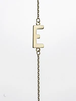 10K Initial Pendant - Letter A / Gold