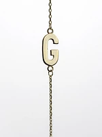 10K Initial Pendant - Letter A / Gold