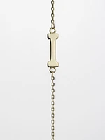10K Initial Pendant - Letter A / Gold