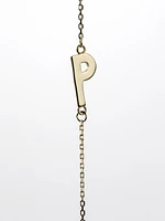 10K Initial Pendant - Letter A / Gold