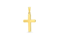 10K Yellow Gold Cross Charm
