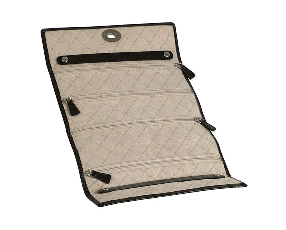 London Jewelry Roll - Cream