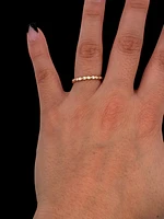 10K Yellow Gold 0.075cttw Diamond Infinity Ring