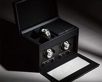 Axis Double Watch Winder with Storage 