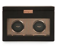 Axis Double Watch Winder with Storage 